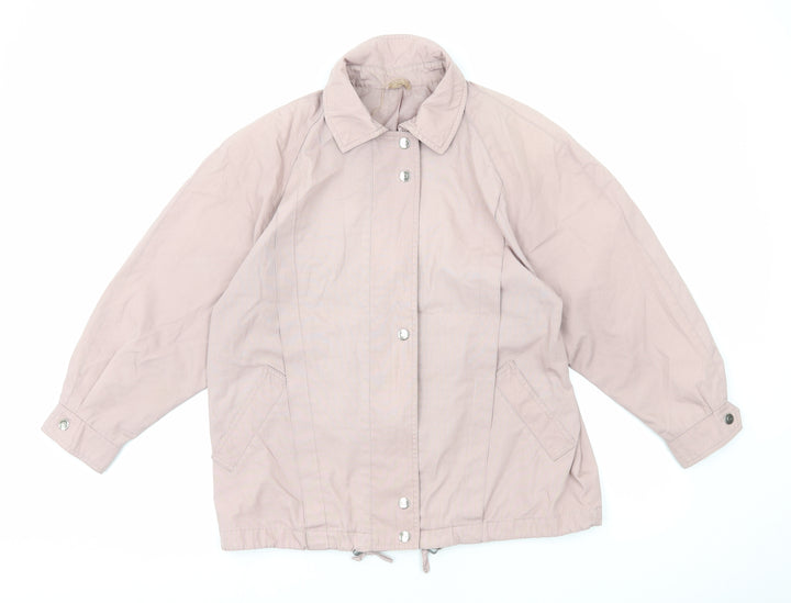 Preworn Womens Pink Jacket Size L Zip