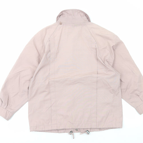 Preworn Womens Pink Jacket Size L Zip