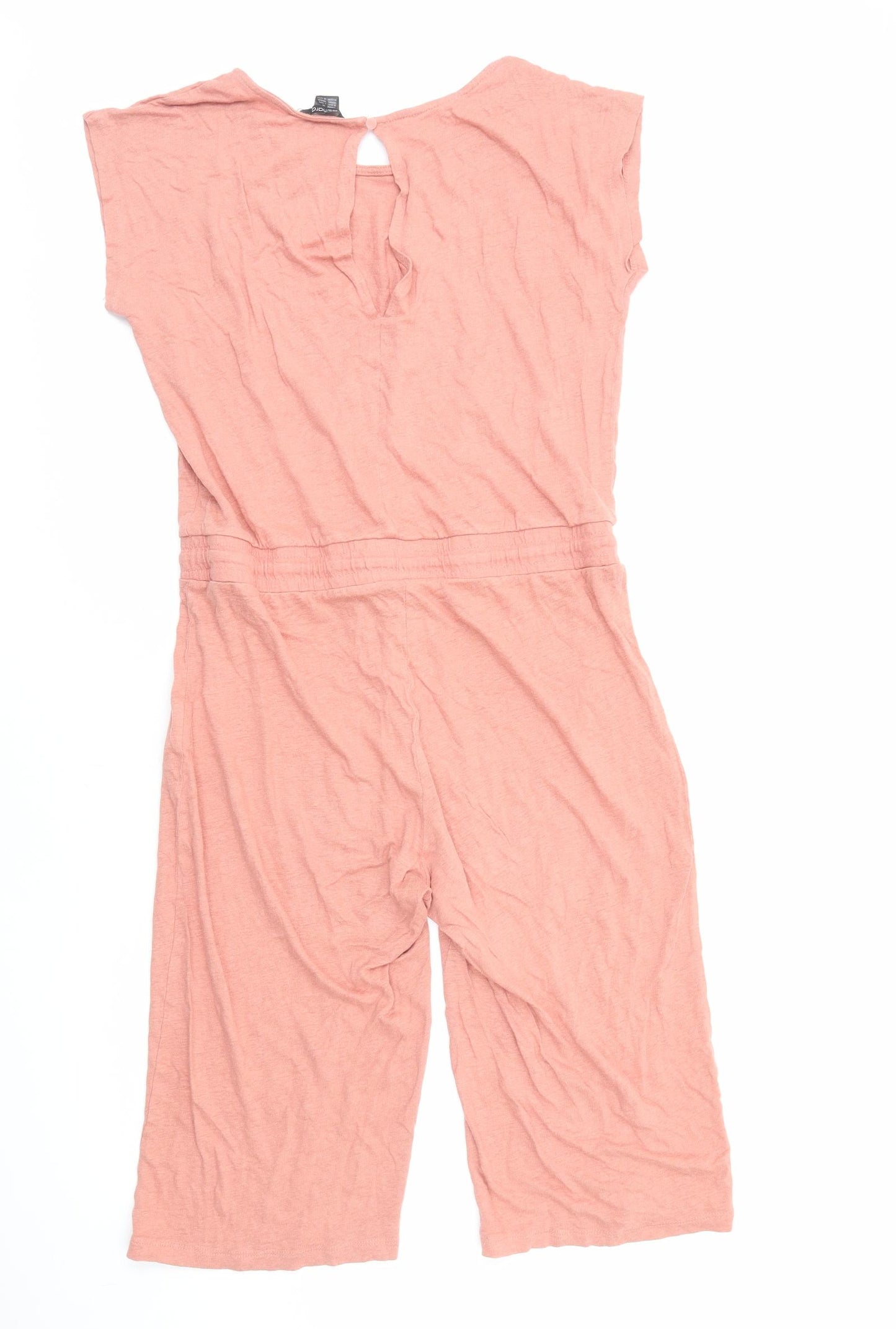 ESMARA Womens Pink Cotton Jumpsuit One-Piece Size L Pullover