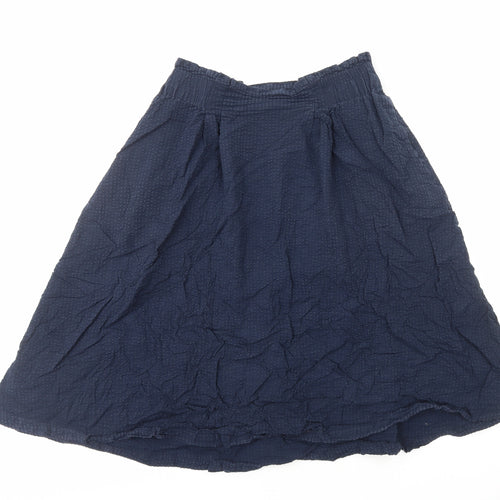 Marks and Spencer Womens Blue Viscose Swing Skirt Size 10