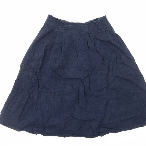 Marks and Spencer Womens Blue Viscose Swing Skirt Size 10