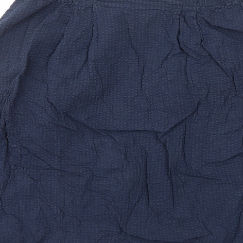 Marks and Spencer Womens Blue Viscose Swing Skirt Size 10