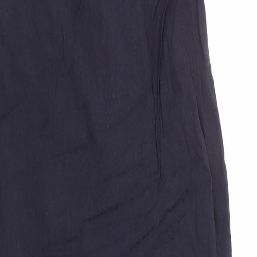 H&M Womens Blue Viscose A-Line Size 8 V-Neck Pullover