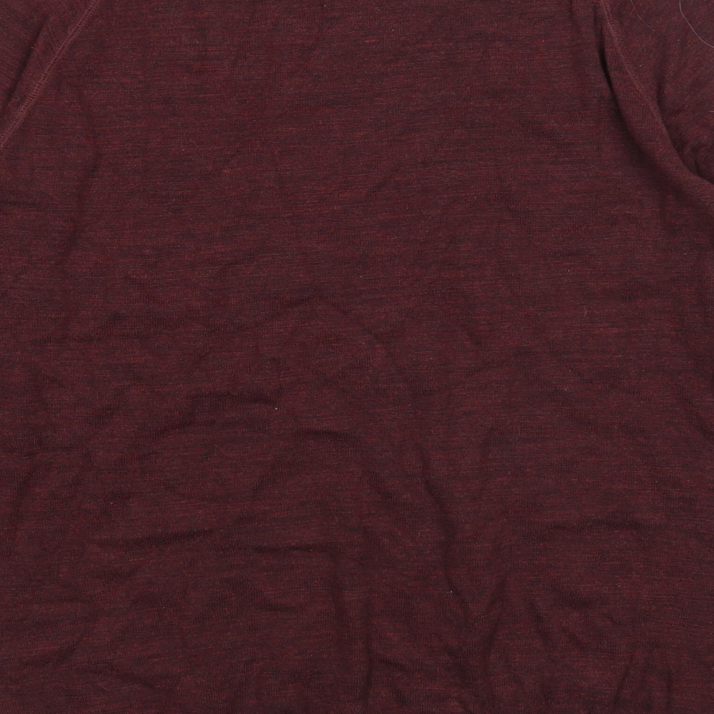 NEXT Mens Purple Round Neck Cotton Pullover Jumper Size XL Long Sleeve