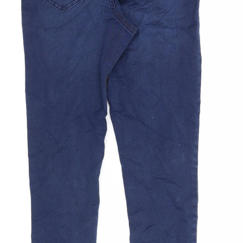 F&F Womens Blue Cotton Skinny Jeans Size 8 Regular