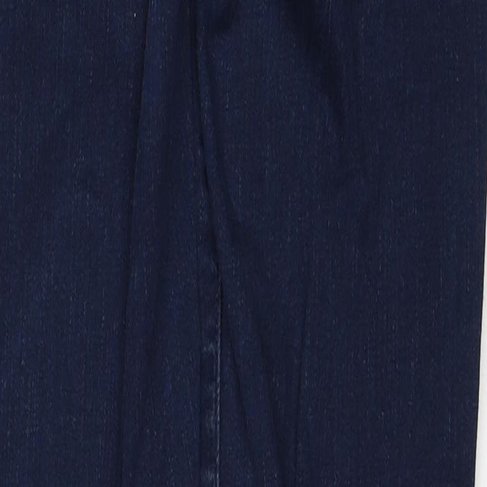 NEXT Womens Blue Cotton Skinny Jeans Size 8 Regular Zip