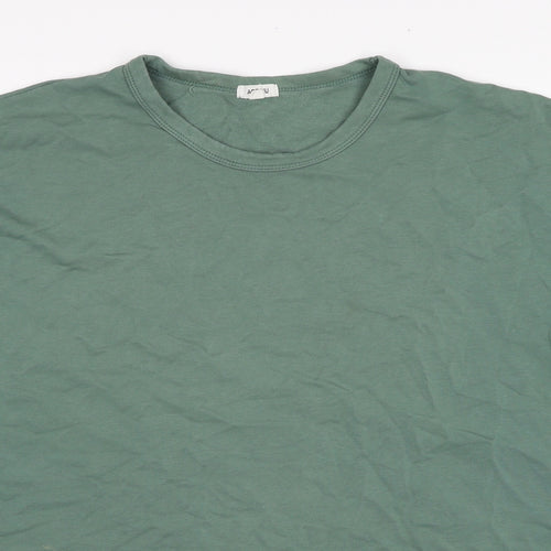 Apeiyu Womens Green Cotton Pullover Sweatshirt Size 2XL Pullover