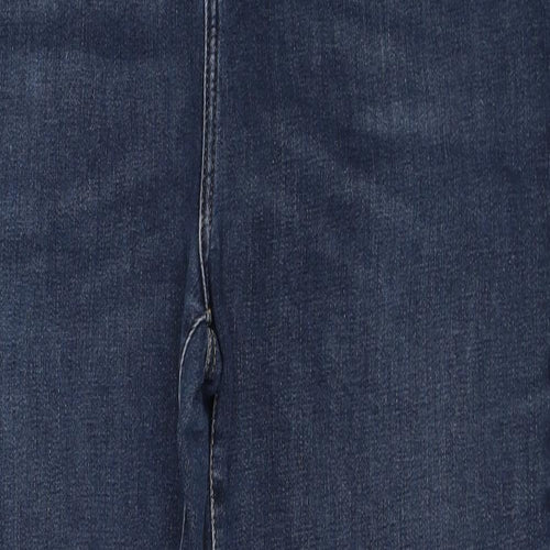 OWN. Womens Blue Cotton Skinny Jeans Size 38 in L30 in Regular Zip