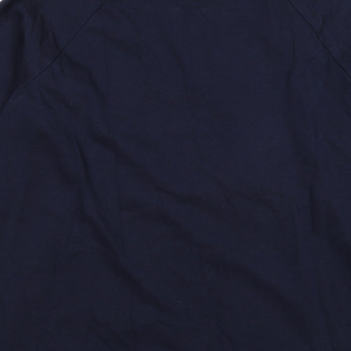 Capsule Womens Blue Polyester Pullover Sweatshirt Size 14 Pullover