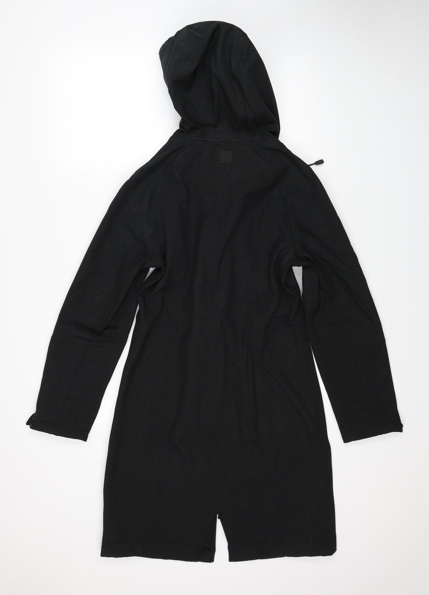 Marks and Spencer Womens Black Rain Coat Coat Size 8 Zip