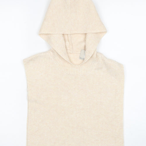 Primark Womens Beige Round Neck Polyester Pullover Jumper One Size
