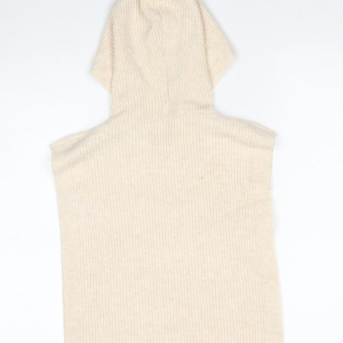 Primark Womens Beige Round Neck Polyester Pullover Jumper One Size