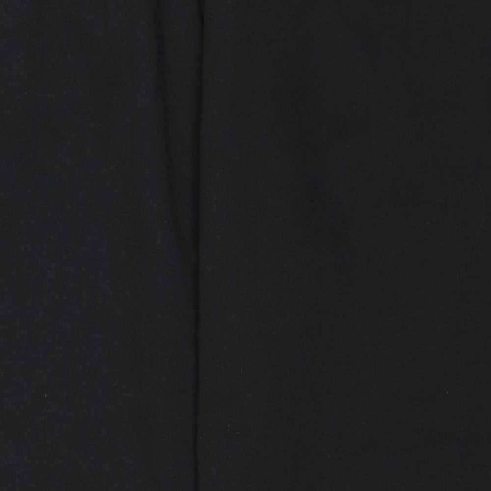 Damart Womens Black Polyester Jogger Trousers Size 22 Regular Drawstring - Size 22-24