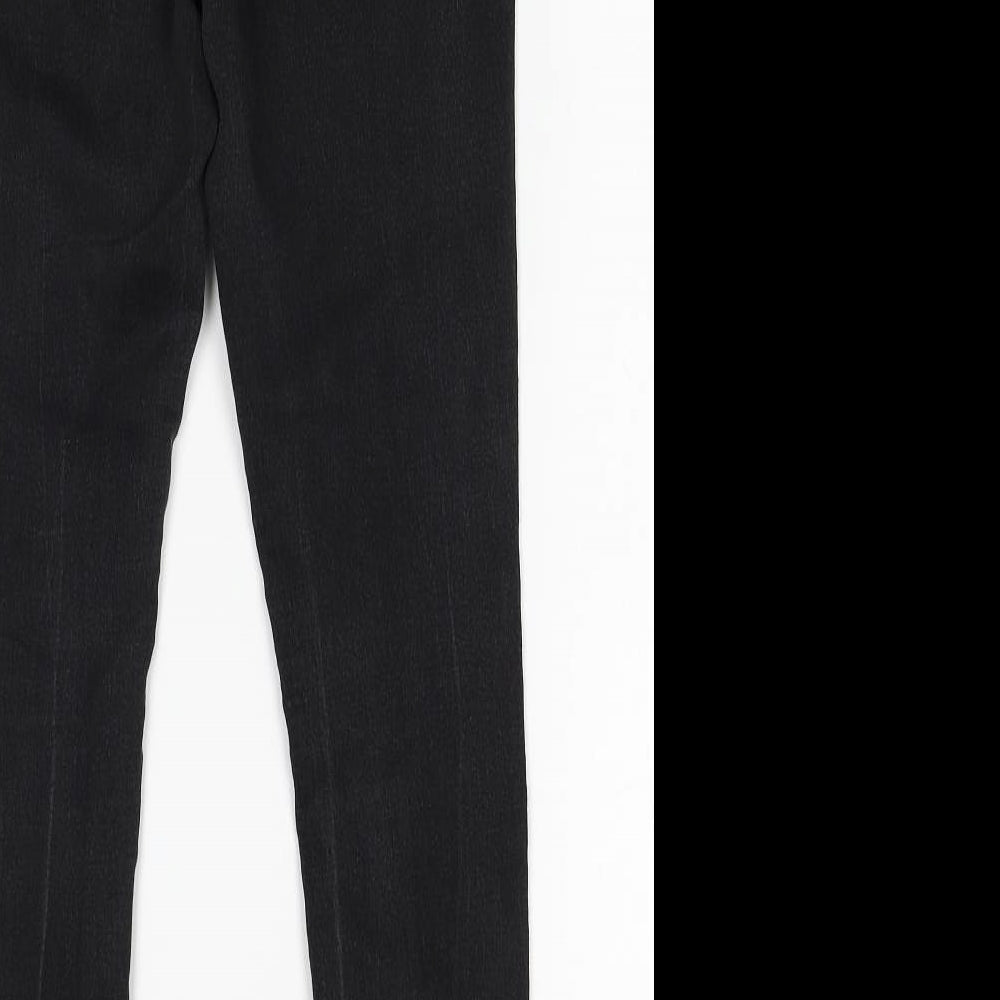 Marks and Spencer Womens Black Cotton Jegging Jeans Size 12 Regular Zip