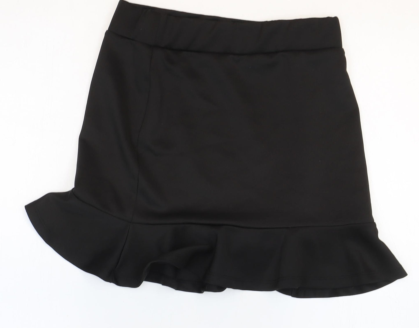 Select Womens Black Polyester Trumpet Skirt Size 12