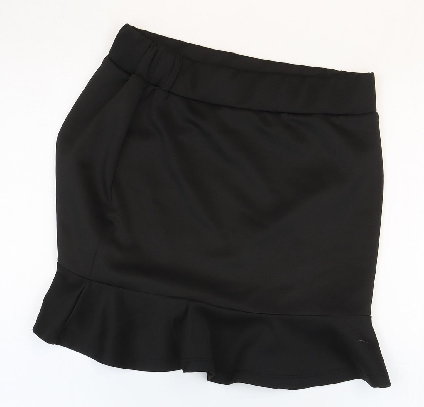 Select Womens Black Polyester Trumpet Skirt Size 12
