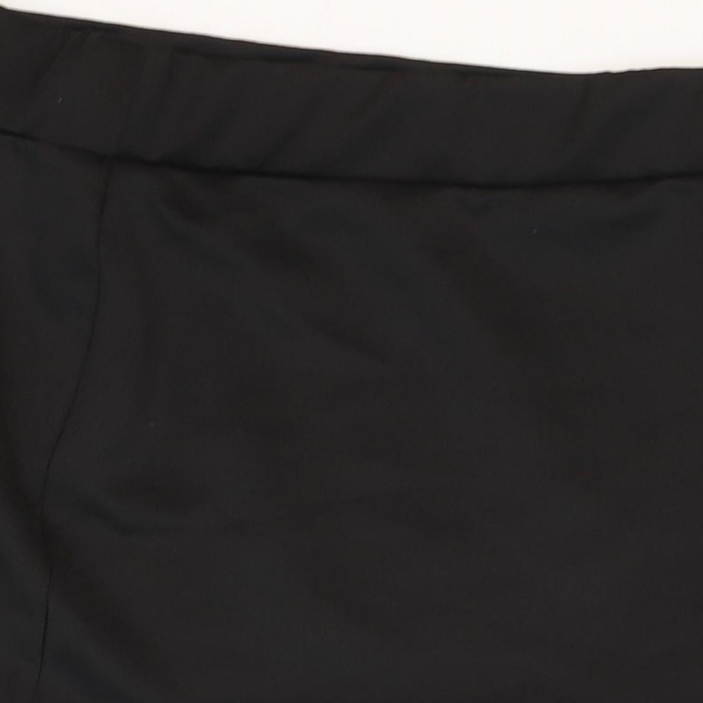 Select Womens Black Polyester Trumpet Skirt Size 12