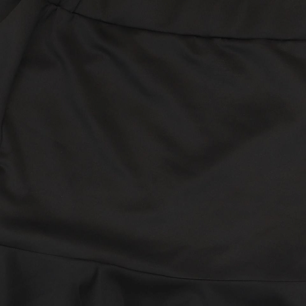 Select Womens Black Polyester Trumpet Skirt Size 12