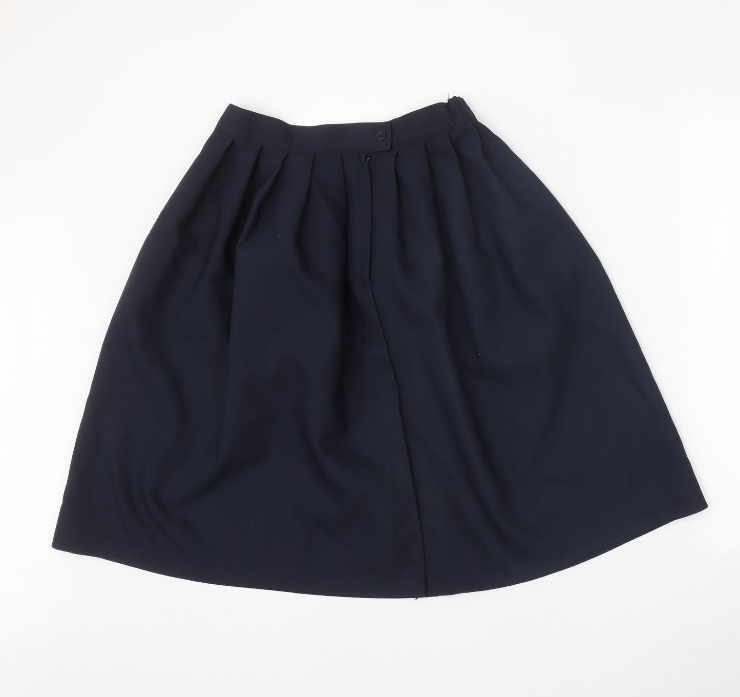 French Toast Womens Blue Polyester Pleated Skirt Size 16 Zip