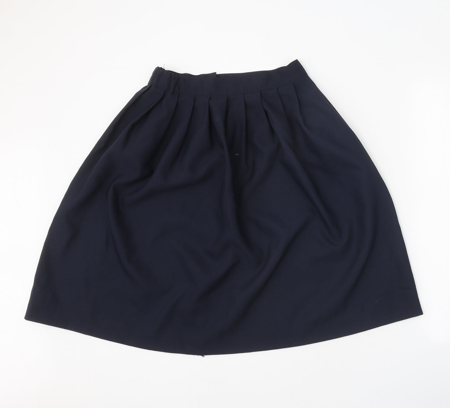 French Toast Womens Blue Polyester Pleated Skirt Size 16 Zip