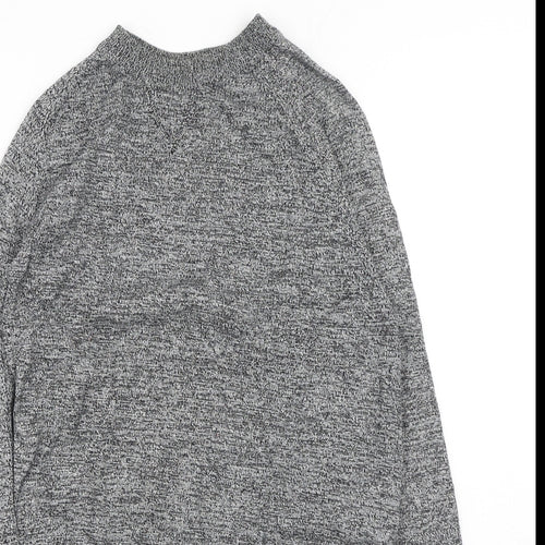 Primark Womens Grey Round Neck Cotton Pullover Jumper Size S