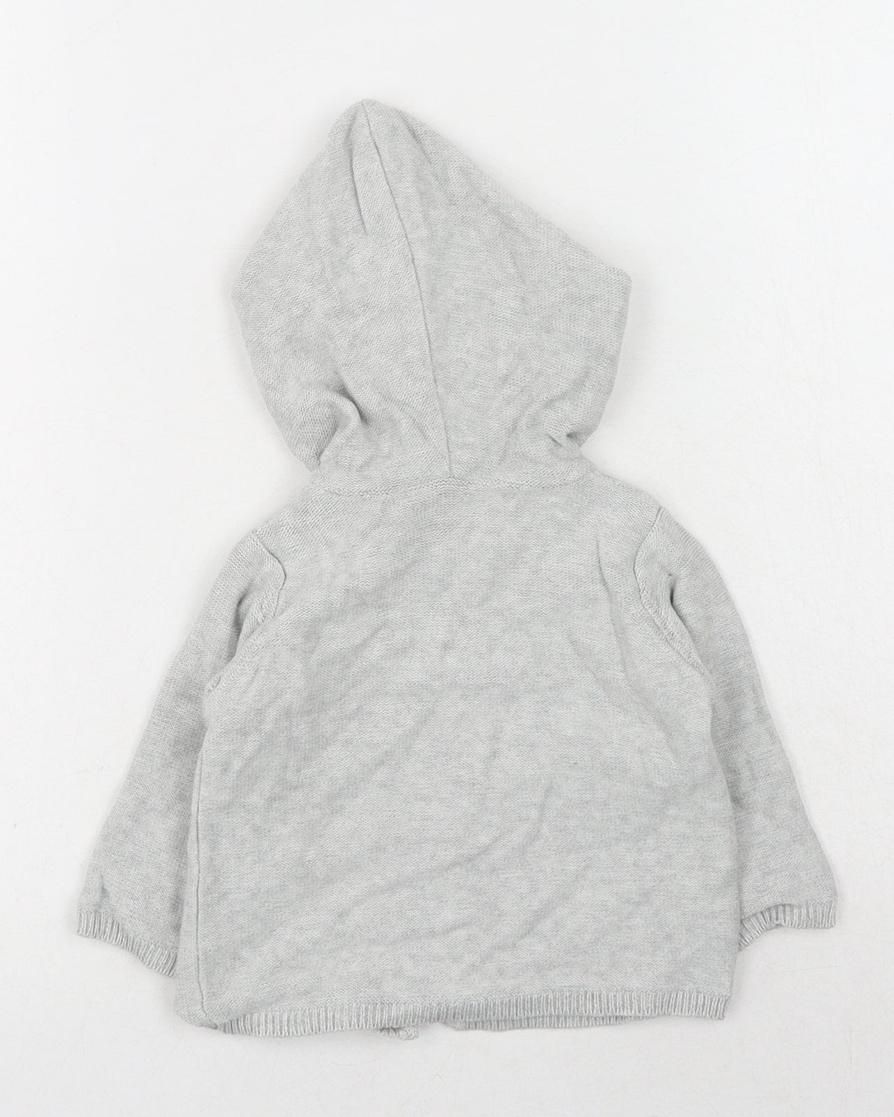 Matalan Baby Grey Jacket Size 3-6 Months Button