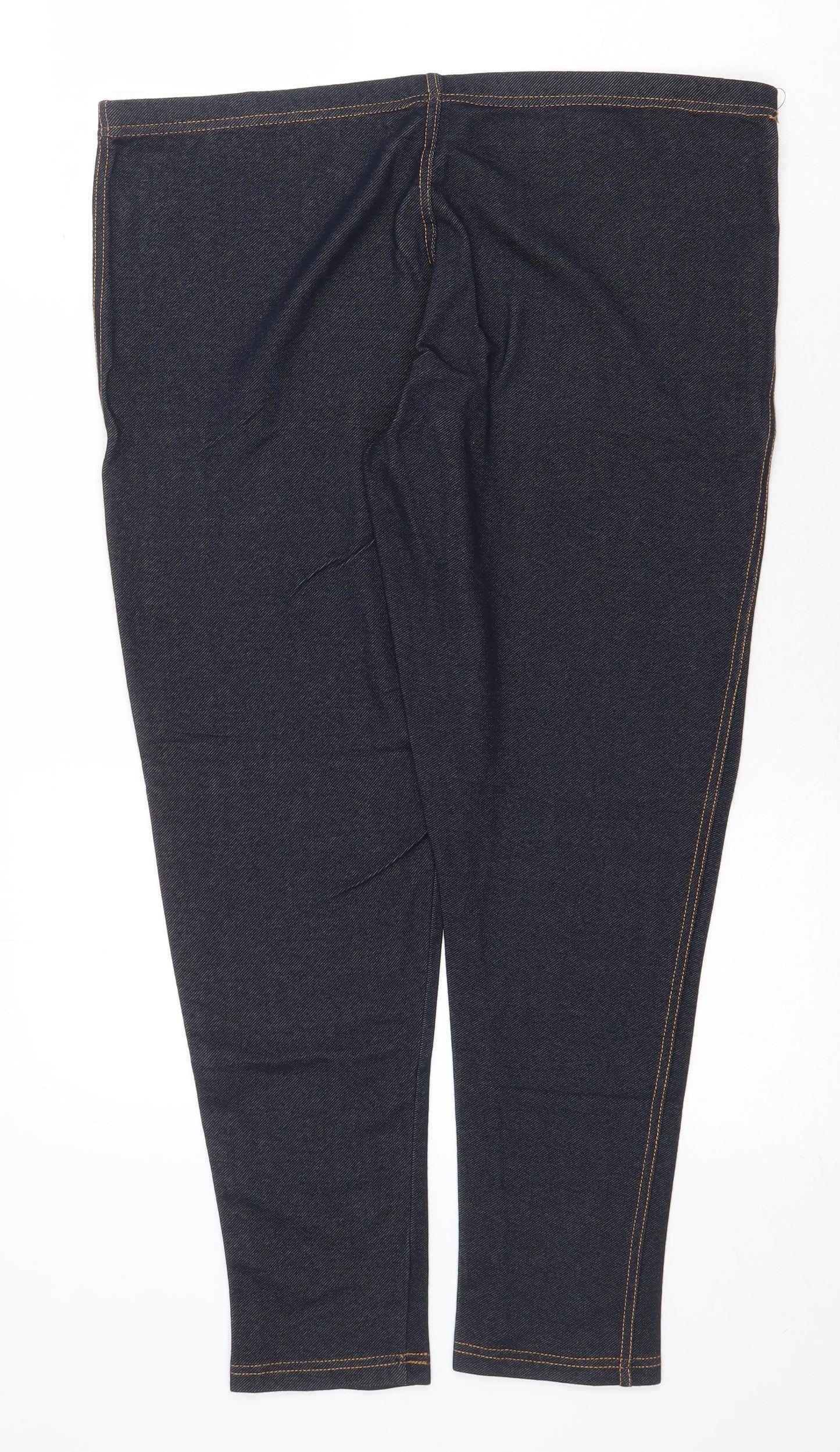 New Look Womens Blue Cotton Jegging Jeans Size 18 Regular