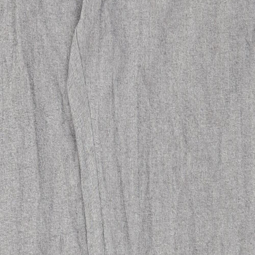 Zara Mens Grey Polyester Trousers Size 34 in Regular Zip