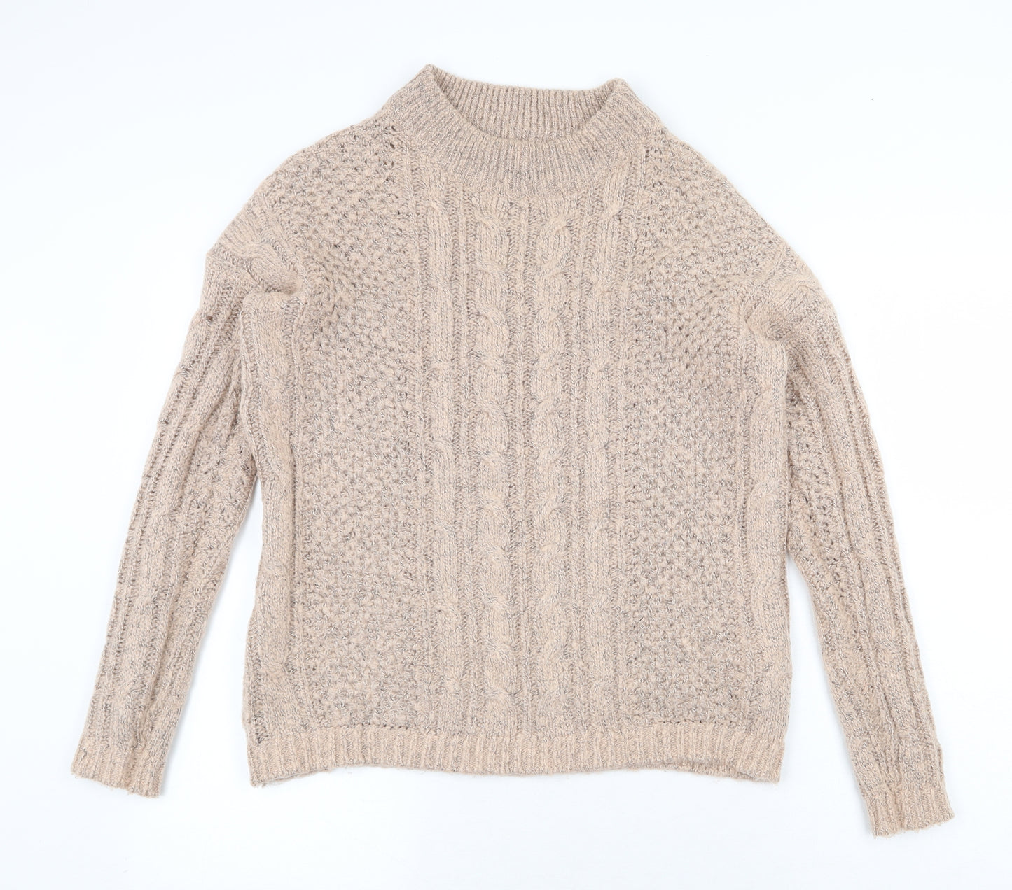 Atmosphere Womens Pink Round Neck Acrylic Pullover Jumper Size 8