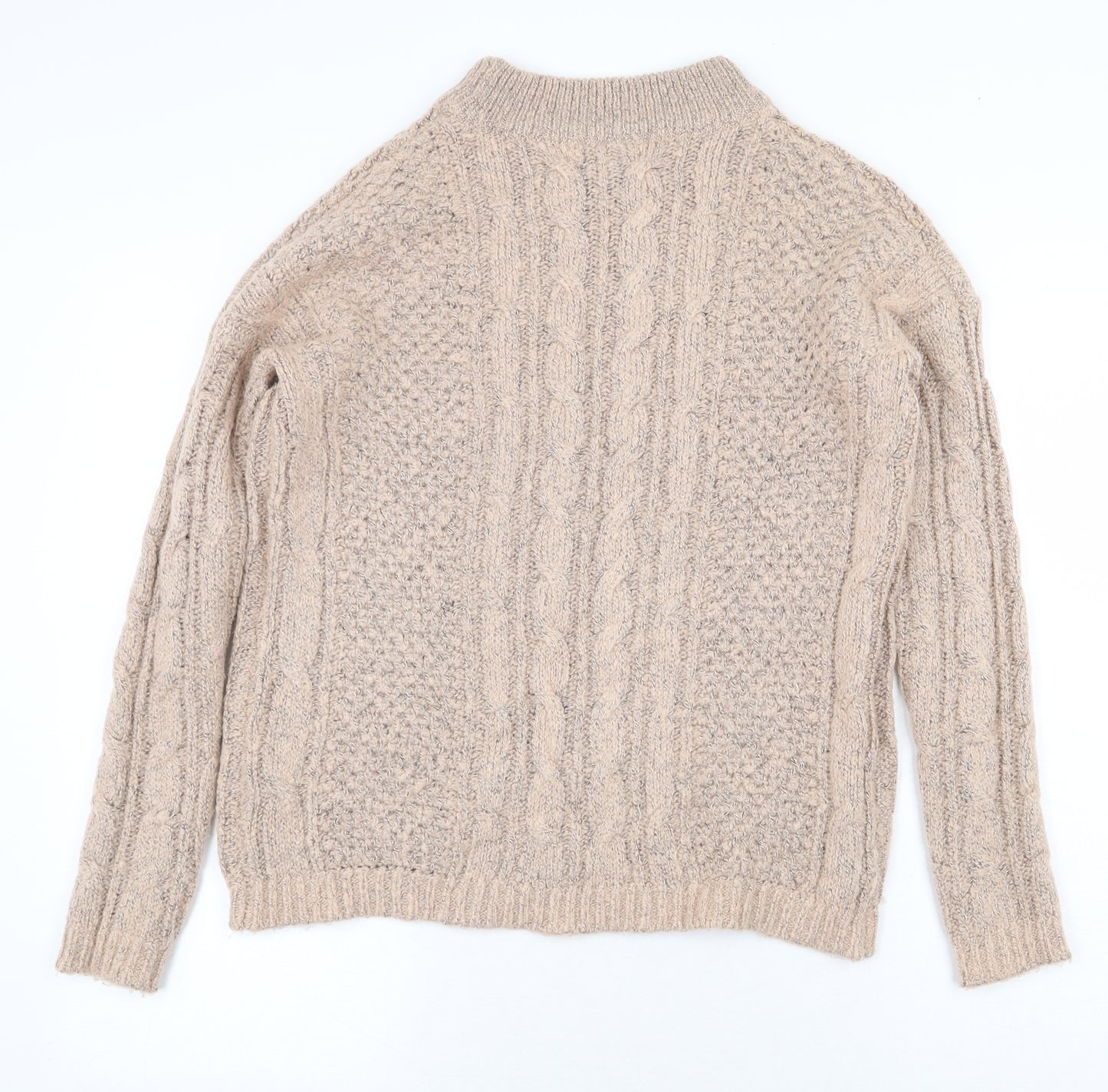 Atmosphere Womens Pink Round Neck Acrylic Pullover Jumper Size 8