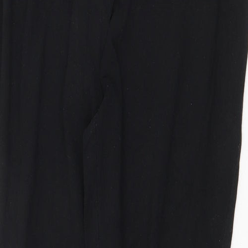 Primark Womens Black Cotton Jogger Leggings Size 12