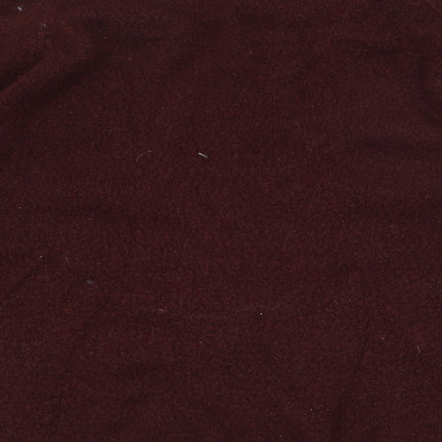 Dorothy Perkins Womens Red V-Neck Herringbone Acrylic Pullover Jumper Size 14