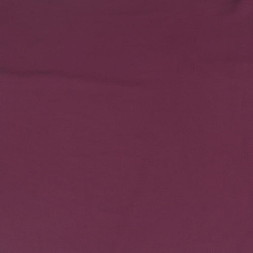 Y.A.S Womens Purple Polyester Basic Blouse Size L Round Neck - Cold Shoulder