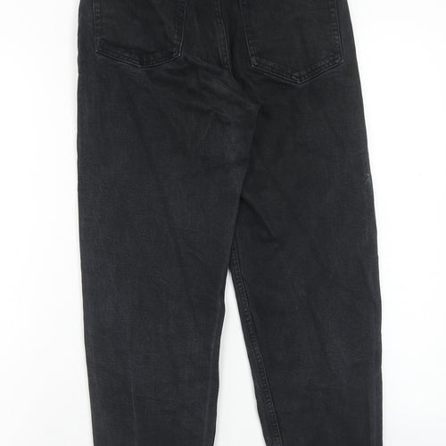 Weekday Womens Black Cotton Straight Jeans Size 26 in L28 in Regular Zip