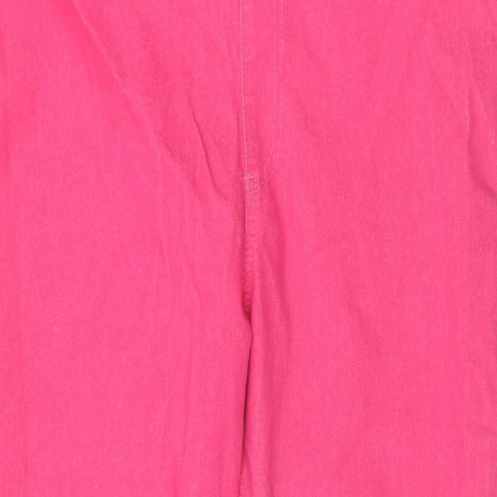 Marks and Spencer Womens Pink Cotton Jegging Jeans Size 16 Regular