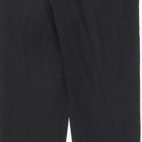 Denim & Co. Womens Black Cotton Skinny Jeans Size 12 Regular Zip