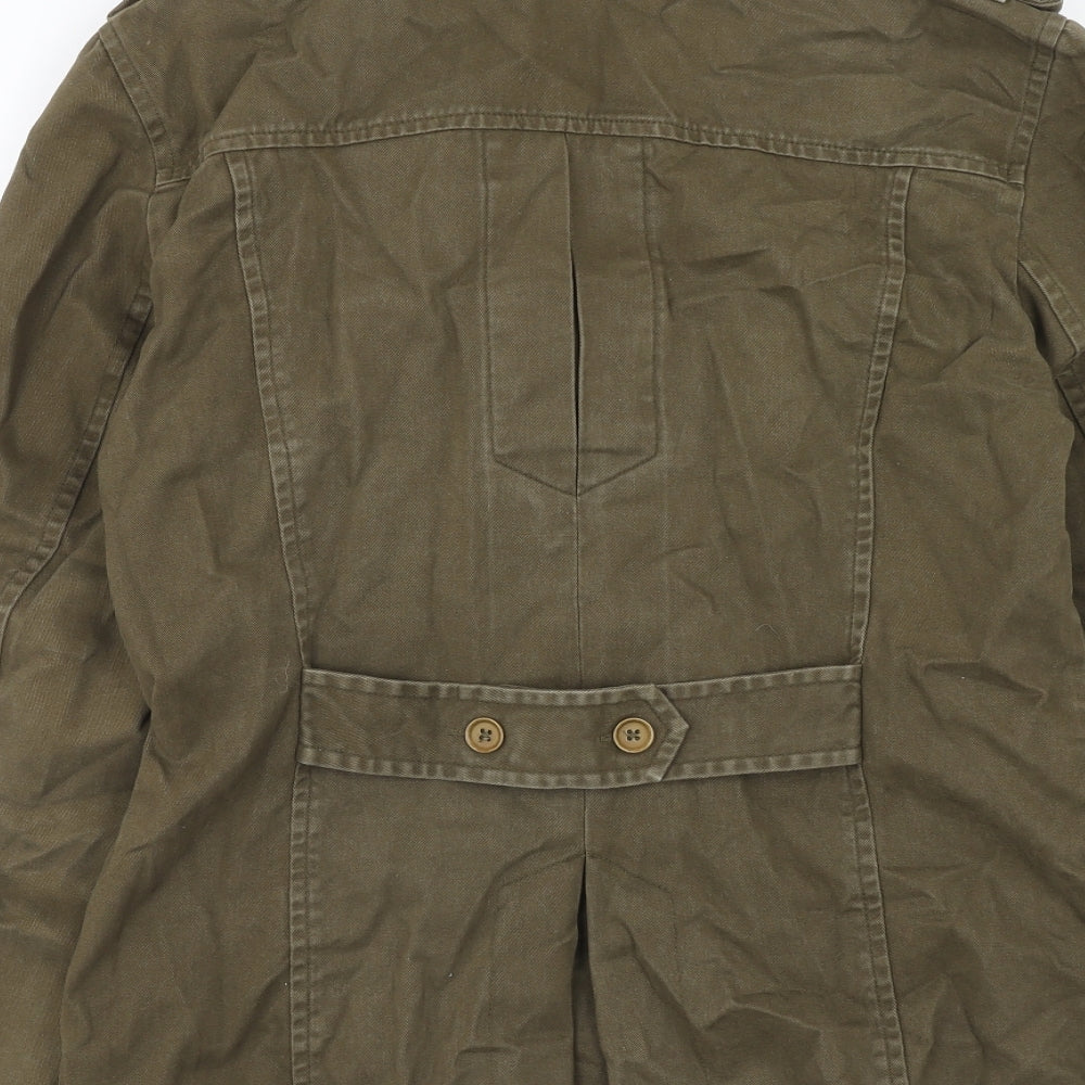 Part Two Womens Green Jacket Size 14 Button
