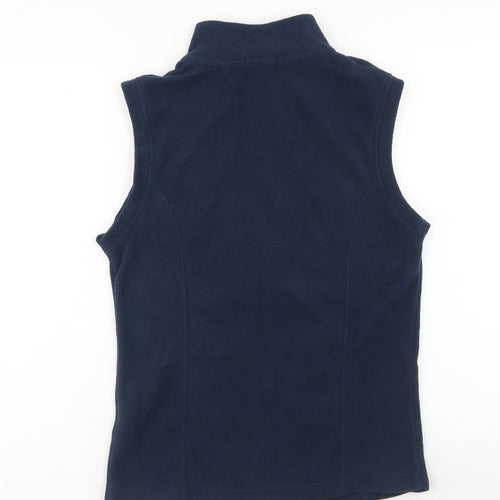 JD Wiliams Womens Blue Gilet Jacket Size 10 Zip
