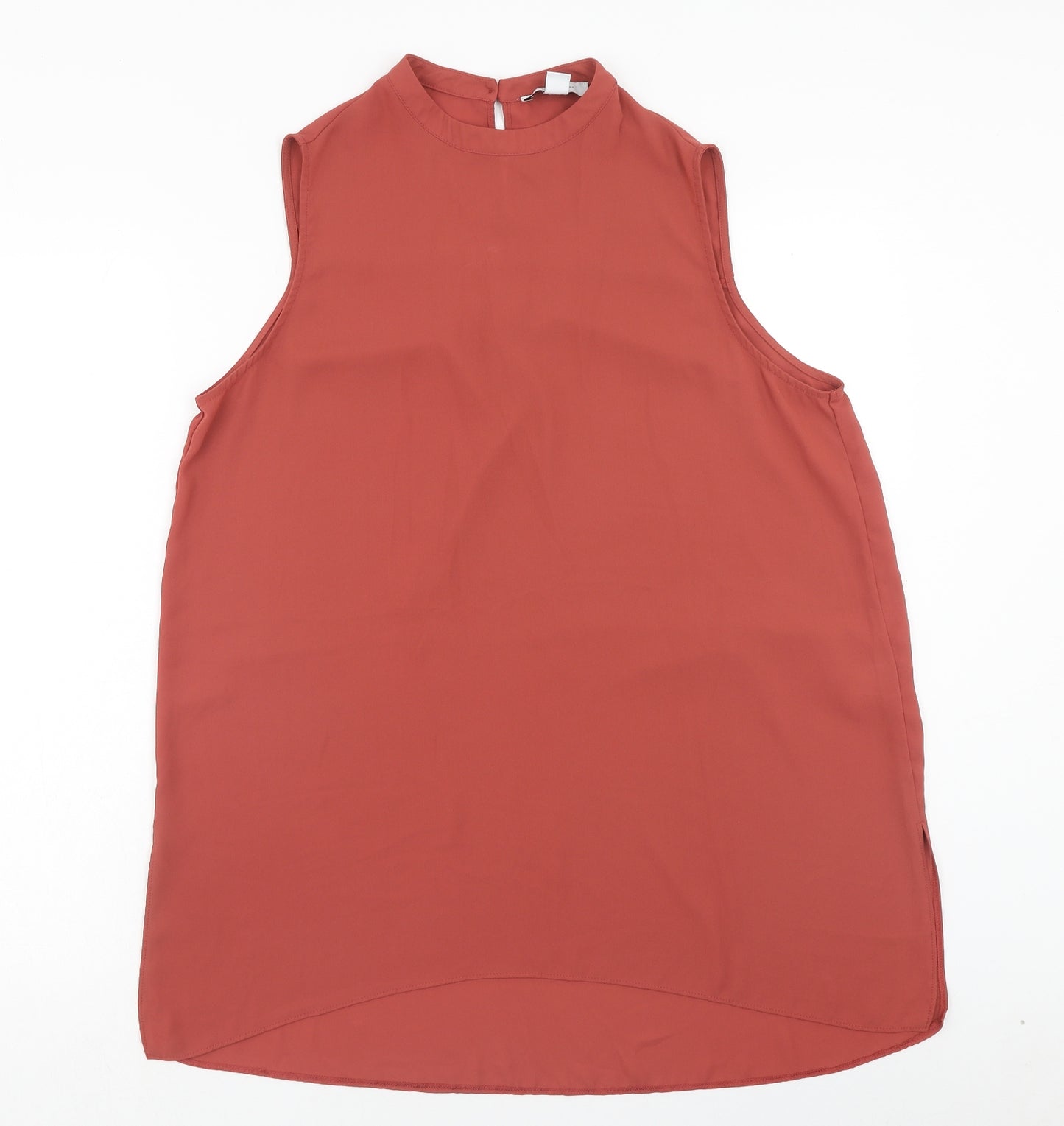 Atmosphere Womens Orange Polyester Tunic Blouse Size 16 Round Neck
