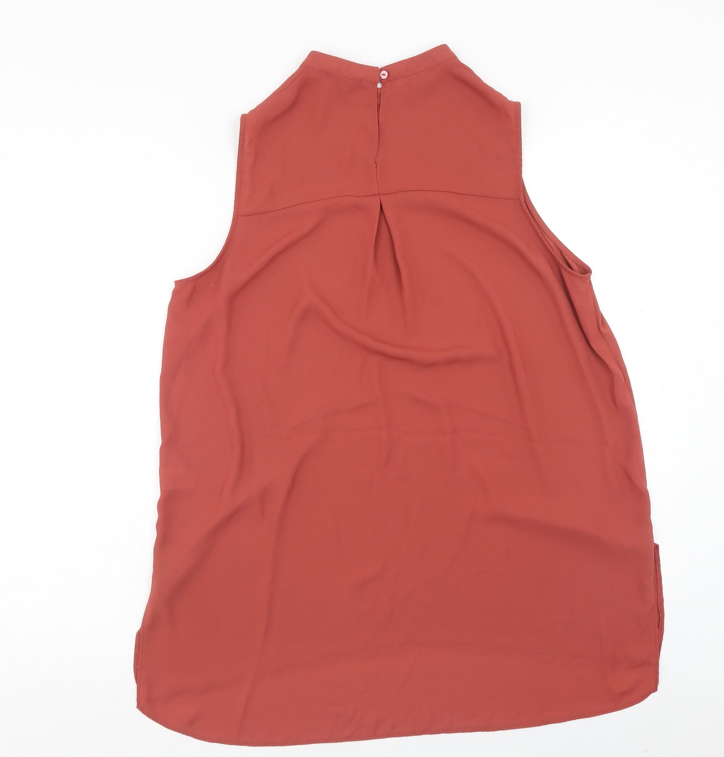 Atmosphere Womens Orange Polyester Tunic Blouse Size 16 Round Neck