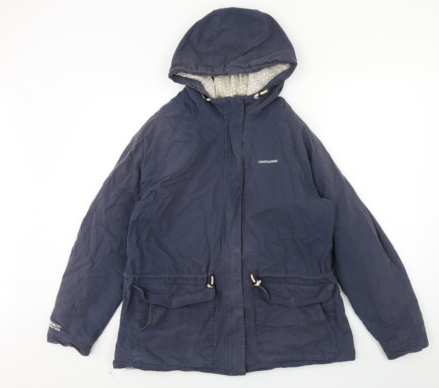 Craghoppers Womens Blue Jacket Coat Size 16 Zip