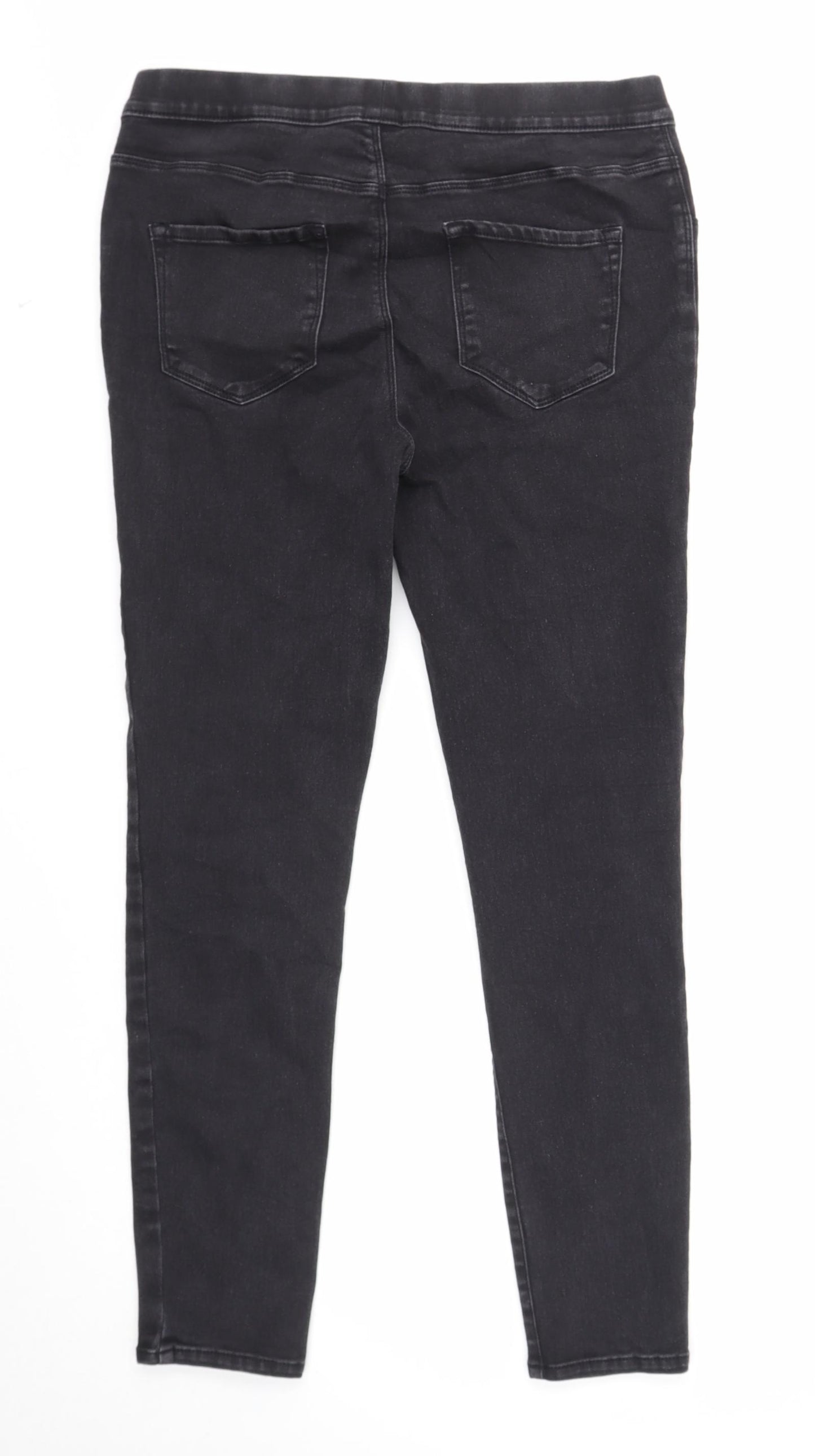 George Womens Black Cotton Jegging Jeans Size 12 Regular