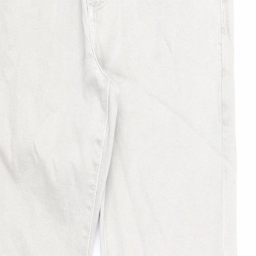 Marks and Spencer Mens Grey Cotton Skinny Jeans Size 30 in L33 in Slim Zip