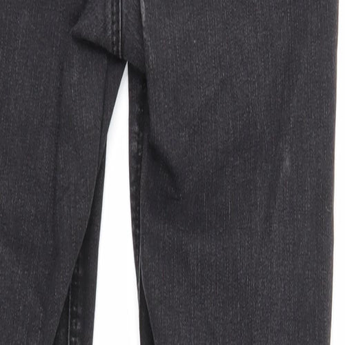 George Womens Black Cotton Skinny Jeans Size 10 Regular Zip