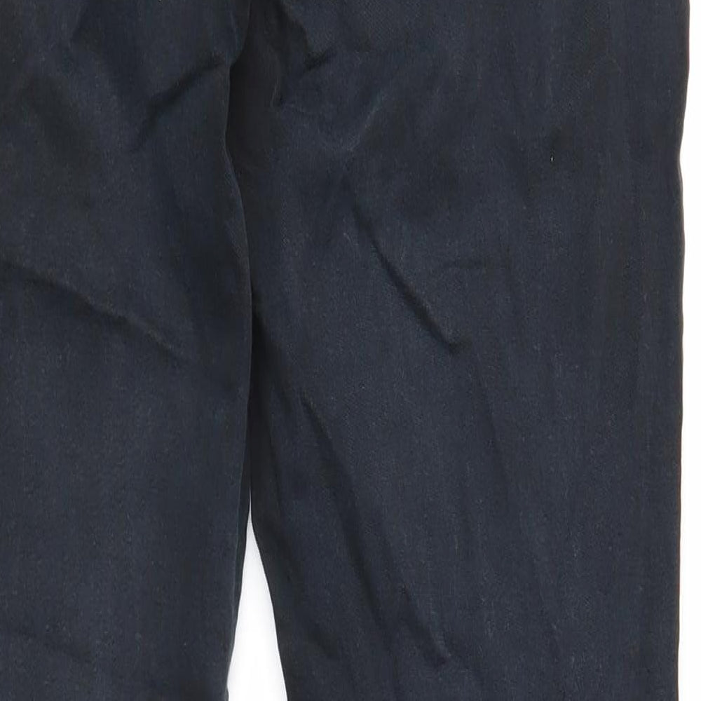 Monsoon Womens Black Cotton Skinny Jeans Size 12 Regular Zip