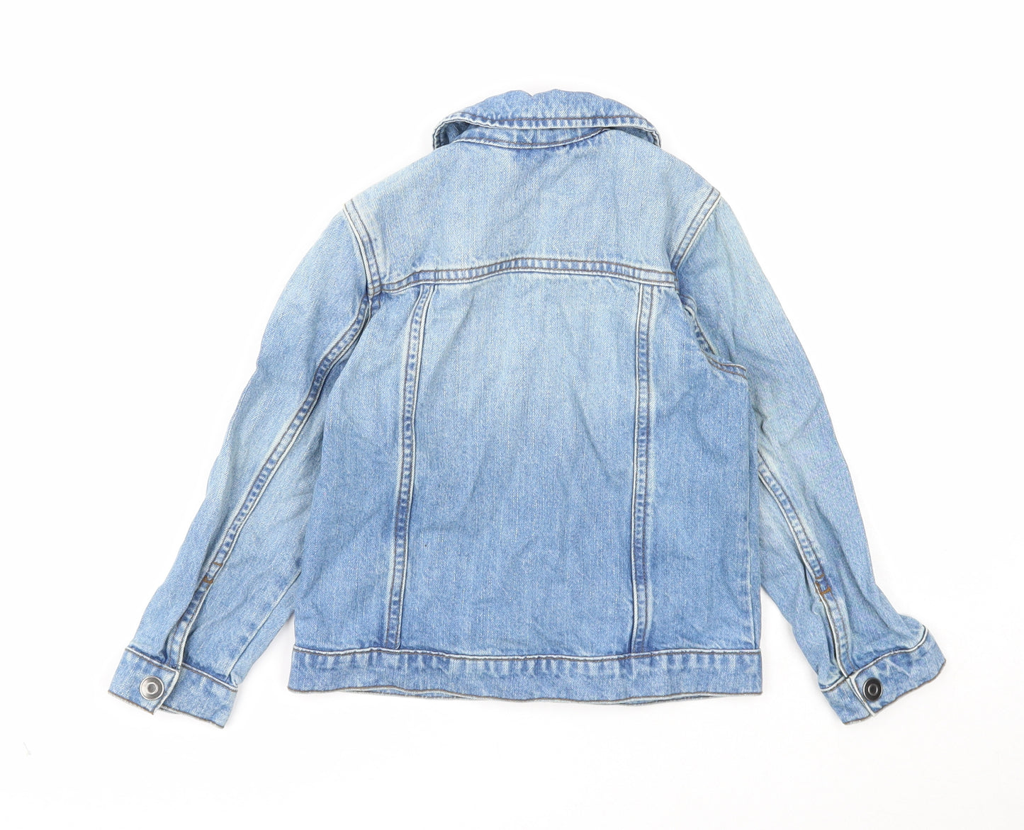 George Girls Blue Jacket Size 4-5 Years Button