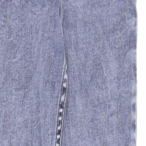 New Look Womens Blue Cotton Jegging Jeans Size 10 Regular Zip