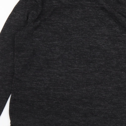 F&F Womens Grey Round Neck Polyester Pullover Jumper Size 10
