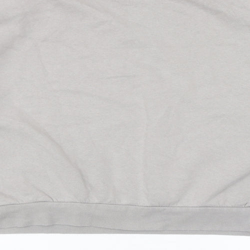 H&M Womens Grey Cotton Pullover Sweatshirt Size S Pullover