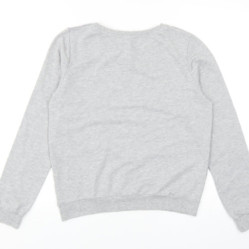 Atmosphere Womens Grey Cotton Pullover Sweatshirt Size 10 Pullover